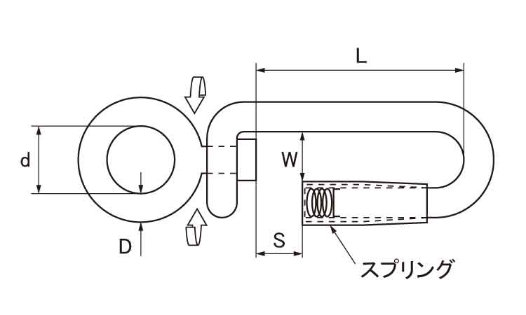 ネットリングフック図面