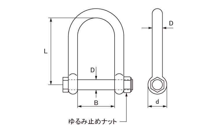 SLUシャックル図面