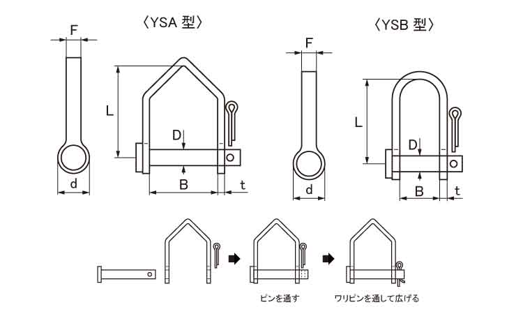 シートシャックル図面