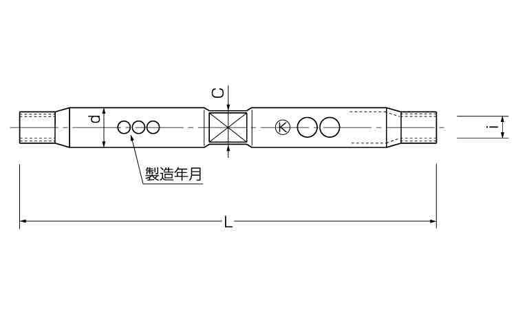 パイプターンバックル(枠のみ)図面