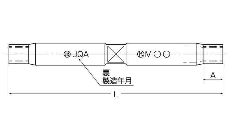 ＪＩＳ建築用パイプ式ＴＢ(枠のみ)図面
