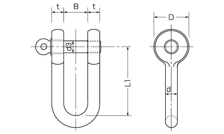軽量シャックル　RSE図面