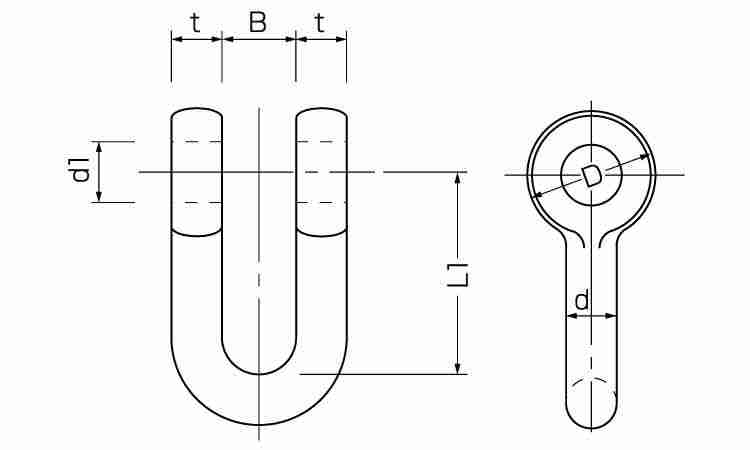 超強力シャックル　SB図面