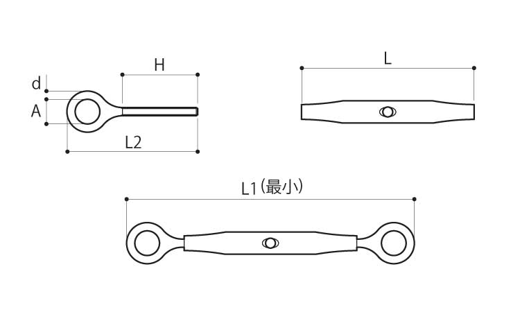 パイプターンバックル(オーフ)図面