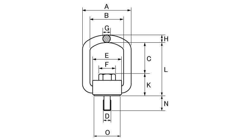 フレノ・リンクボルト　Ｂ図面