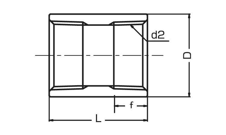ねじ込み継手テーパソケットPTS図面