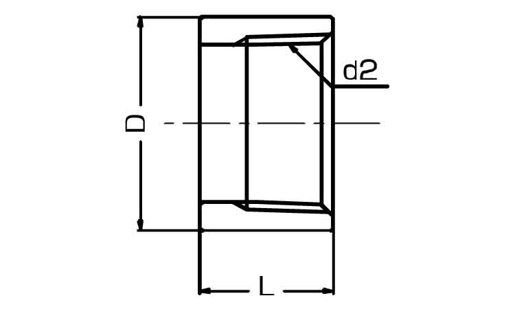 継手ハーフテーパソケットHPTS図面