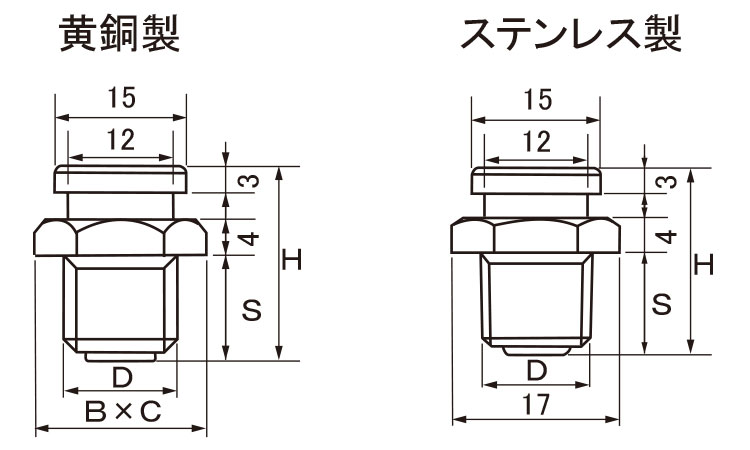 ボタンヘッドニップル(栗田製)図面