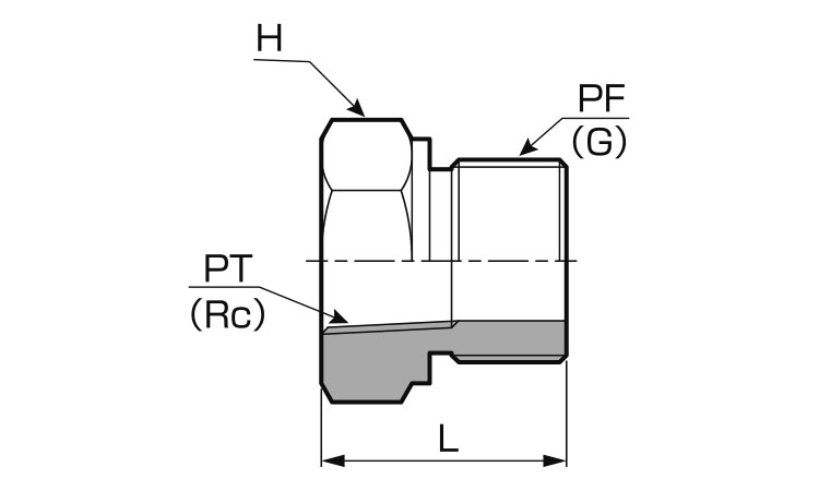 ブッシング(ＰＦＸＰＴ)図面
