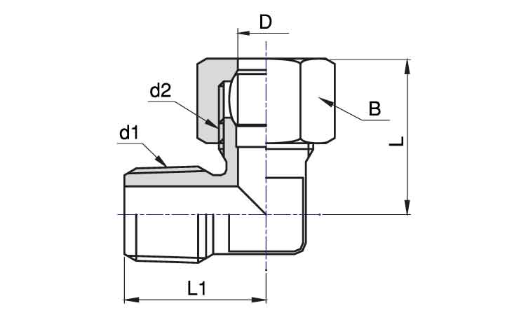 リングエルボ(RL)図面