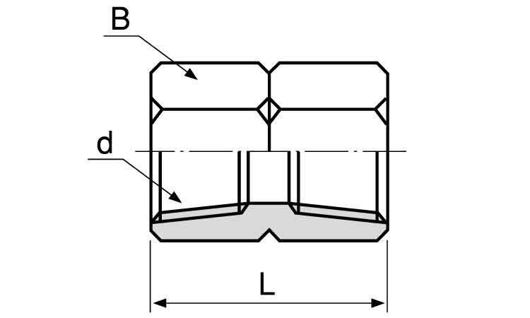 六角ソケット(NS)図面