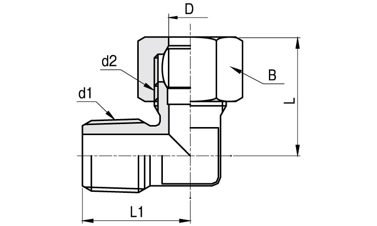 リングエルボ(RL－R)図面