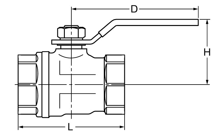 ボールバルブ(STZ)(KITZ)図面