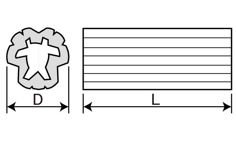 カールPCプラグ(バラ)図面