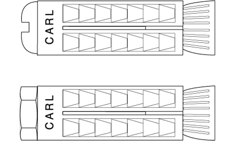 カールボルトプラグ図面