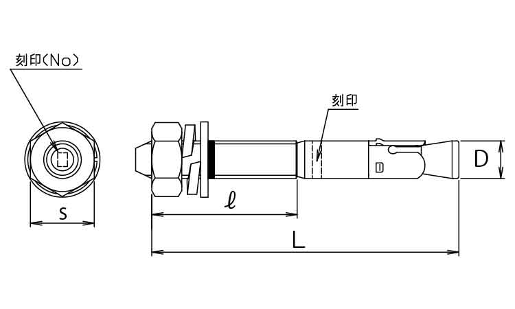 トルコンアンカー(TCW)図面