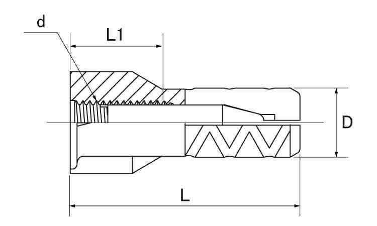ALCアンカー(AZ)パック図面