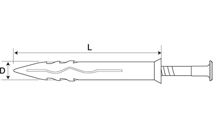 エビネイルプラグ(スチール)図面