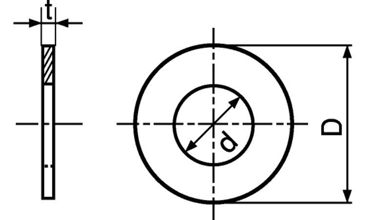 シムリング(Ｔ＝０．５)図面