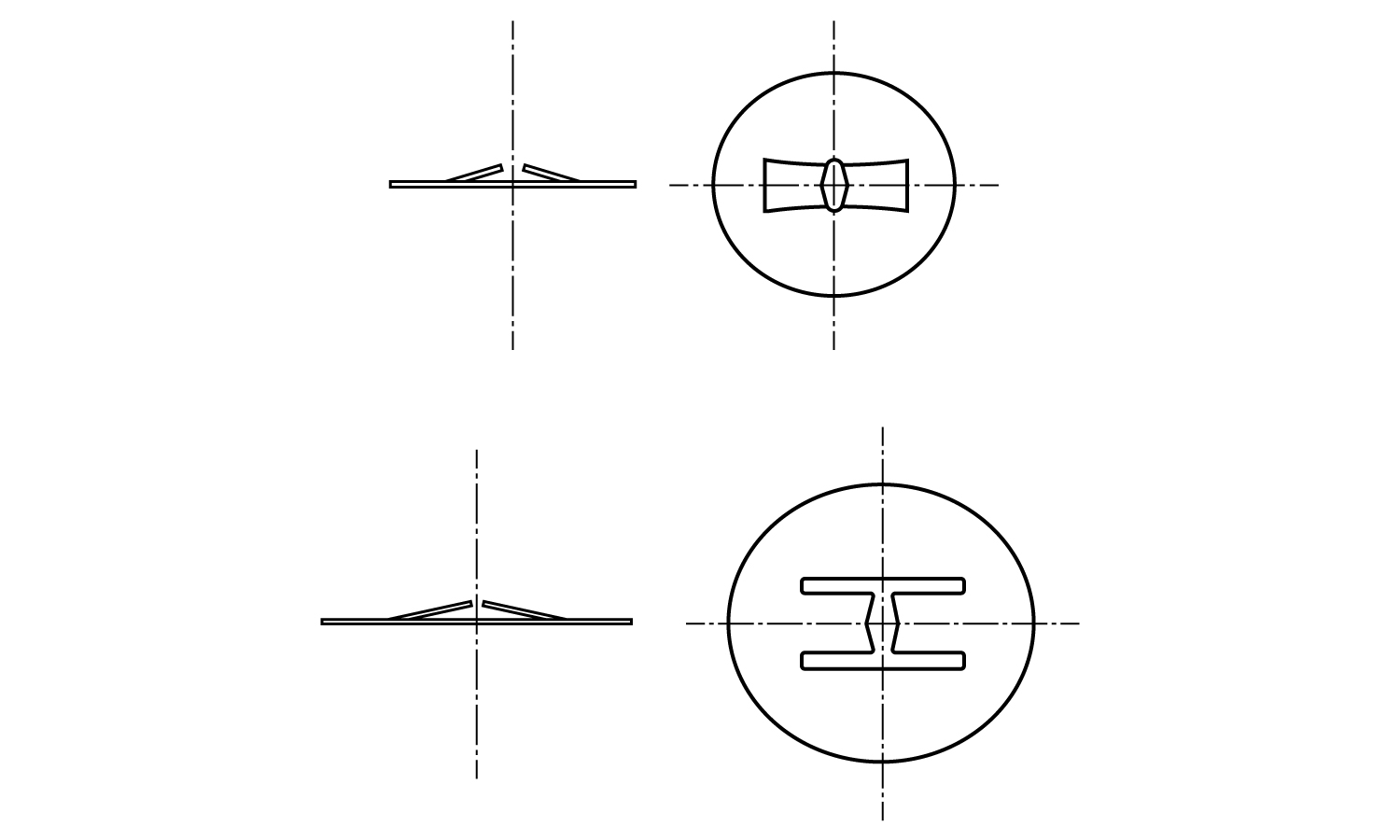 Hスピードワッシャ(軸用)図面