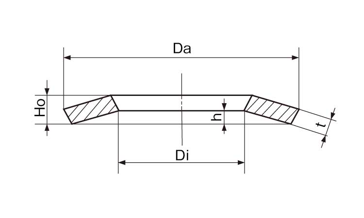 皿ばね(M・IWT(磐田規格)図面