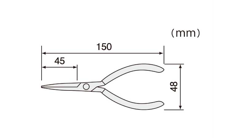 Eリングプライヤー　PZ－01図面